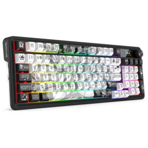 Redragon Artemis Pro Anime RGB Black-White Yellow Switch Mecanica