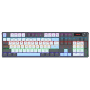 Tastatura Gaming Redragon Caesura Rainbow Black-Blue Red Switch Mecanica