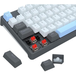 Redragon Caesura Rainbow Black-Blue Red Switch Mecanica