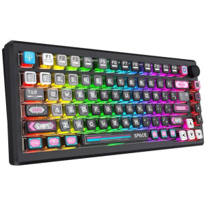 Redragon Uranus Pro 82 TKL RGB Black Wukong Black Switch Mecanica