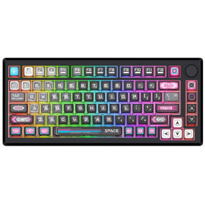 Tastatura Gaming Redragon Uranus Pro 82 RGB Black Wukong Black Switch Mecanica