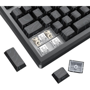 Redragon Uranus 87 Pro TKL RGB Black White Switch Mecanica