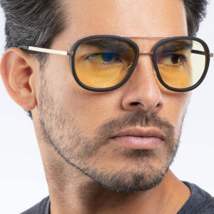 Gunnar Ochelari Protectie Calculator Dume Amber Gold