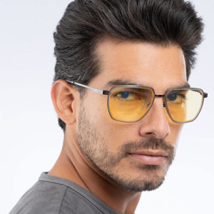 Gunnar Ochelari Protectie Calculator Clix Amber Gunmetal