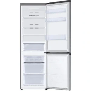 Samsung RB34C670ESA/EF, 344 L, Clasa E, No Frost, Digital Inverter, All Around Cooling, SpaceMax, Smart Things, Control electronic, 185 cm, Inox