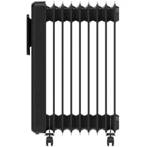 Livoo Calorifer electric SCHD509N, 2000 W, 9 elementi, Cu ulei, 3 trepte, Termostat ajustabil, Negru