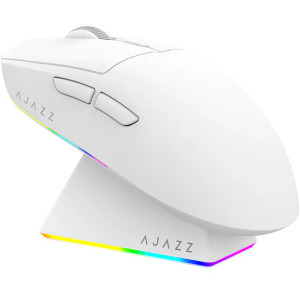 Ajazz AJ139 V2 MC RGB White + Charging Dock RGB