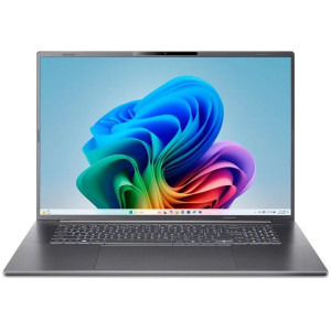 Acer 18'' Aspire 18 AI A18-I71M, WUXGA IPS 120Hz, Procesor Intel® Core™ Ultra 7 355 (12M Cache, up to 4.70 GHz), 16GB LPDDR5X, 512GB SSD, Intel Graphics, Win 11 Home, Steel Gray