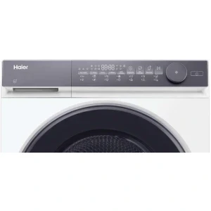 Haier HD100-C367U1-S, Pompa de caldura, 10 kg, Clasa C, Inverter, Ion Air Fresh, Iluminare interioara, Alb