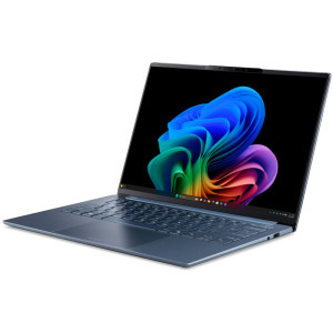 Acer 14'' Swift Go 14 AI SFG14-I71, WUXGA OLED, Procesor Intel® Core™ Ultra 9 386H (18M Cache, up to 4.90 GHz), 16GB LPDDR5X, 512GB SSD, Intel Graphics, Win 11 Home, Frost Blue