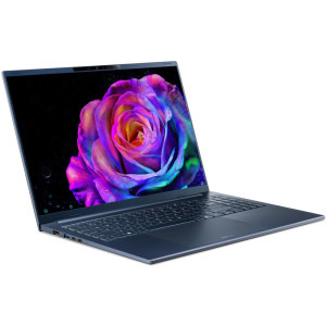Acer 16'' Swift GO 16 AI SFG16-A71, WUXGA OLED, Procesor AMD Ryzen™ AI 5 430 (8M Cache, up to 4.50 GHz), 16GB LPDDR5X, 512GB SSD, AMD Radeon 840M, Win 11 Home, Steam Blue