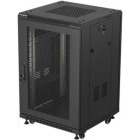 Lanberg FF01-6618-23B 18U, Stand alone, 600 x 600, Metal door, Negru