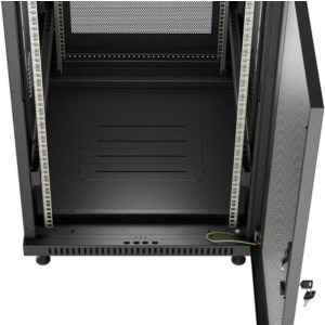 Lanberg FF01-6818-23B 18U, Stand alone, 600 x 800, Mesh door, Negru