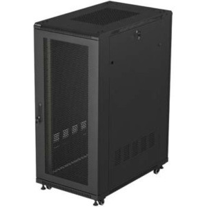 Lanberg FF01-6027-23B 27U, Stand alone, 600 x 1000, Mesh door, Negru