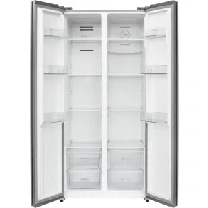 Daewoo FRN-473ESS, 473 L, Clasa E, Total No Frost, Inverter, Control electronic, 177 cm, Inox