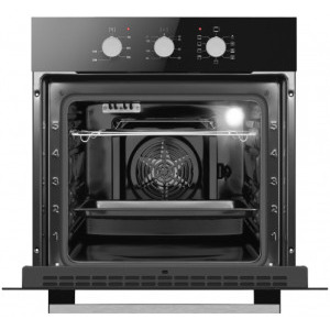 Hansa BOES68161, Electric, 62 L, Autocuratare hidrolitica, Grill, Clasa A, Negru