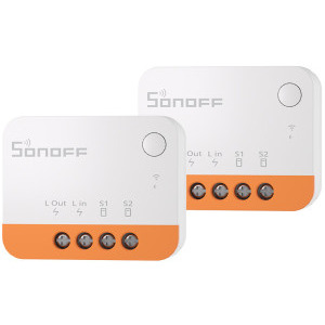 Sonoff Comutator Smart ZBMINIL2, ZigBee, Control vocal, 2 buc