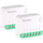 Sonoff Comutator Smart MINIR4M, Wi-Fi, Control vocal, Matter, 2 buc