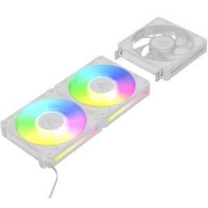 ARCTIC AC BioniX P12 A-RGB 120mm White Three Fan Pack