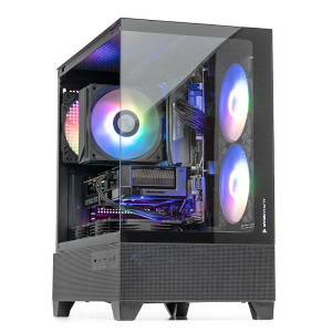 Gaming BALAUR Powered by ASUS Special Edition, Intel i5-14400F 2.5GHz, 32GB DDR5, 1TB SSD, RTX 5060 Ti 8GB GDDR7, Iluminare RGB