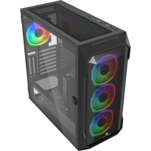 Gaming BALAUR Plus Esports Edition, Intel i5-14400F 2.5GHz, 16GB DDR5, 500GB SSD, RTX 5060 8GB GDDR7, Iluminare RGB