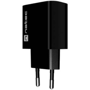 Natec Ribera, 1x USB-A, 1x USB-C, 20 W, Black