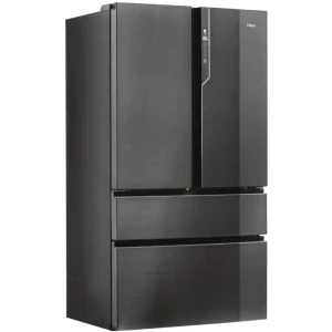 Haier HB26FSNAAA, 750 L, Clasa E, Total No Frost, Inverter, MyZone, Control electronic, 190 cm, Negru