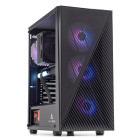 Gaming ZMEU Essential Plus, AMD Ryzen 5 PRO 8600G 4.3GHz, 8GB DDR5, 500GB SSD, Radeon 760M with Ryzen AI, Iluminare RGB
