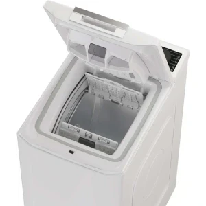 Haier verticala THASN286TM5P-S, 8 kg, 1200 RPM, Clasa A, Inverter, hOn, Alb