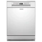 Masina de spalat vase Heinner HDW-FSM60614DWE++, 14 seturi, 6 programe, Clasa E, AquaStop, 60 cm, Alb