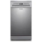 Masina de spalat vase Heinner HDW-FSM45609DXE++, Slim, 9 seturi, 6 programe, Clasa E, AquaStop, 45 cm, Inox