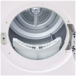 LG RHX1009NWK, Pompa de caldura, 9 kg, Clasa C, Inverter, Sensor Dry, ThinQ, Alb