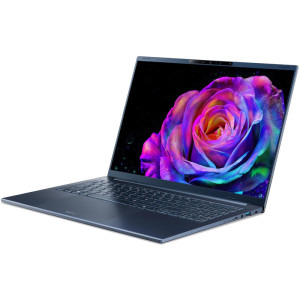 Acer 16'' Swift GO 16 AI SFG16-A71, WUXGA OLED, Procesor AMD Ryzen™ AI 7 445 (8M Cache, up to 4.60 GHz), 16GB LPDDR5X, 1TB SSD, AMD Radeon 840M, Win 11 Home, Steam Blue