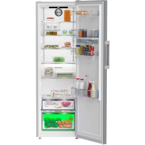 Beko B5RLNE365HDXB, 365 L, Clasa D, No Frost, ProSmart Inverter, HarvestFresh, AeroFlow, EverFresh+, Dozator apa, Control electronic, 186 cm, Inox