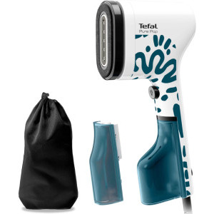 Tefal Aparat de calcat vertical cu abur Pure Pop DT2040E1, 1300W, 20g/min, Alb/Albastru