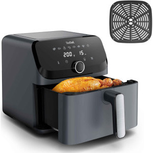 Tefal Friteuza cu aer cald Easy Fry Mega EY855BE0, 2000W, 7.5L, Gri