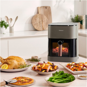 Panasonic Friteuza cu aer cald NF-CC500NXE, 1450W, 5L, Olive