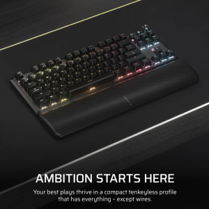 Corsair K70 Core TKL Wireless RGB Corsair MLX Red Mecanica, Black