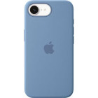 Apple Protectie pentru spate, material silicon pentru iPhone 16e, culoare Winter Blue