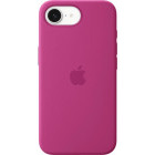 Apple Protectie pentru spate, material silicon pentru iPhone 16e, culoare Fuchsia