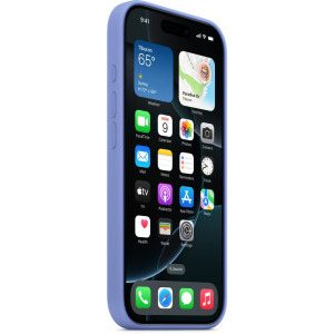 Apple Protectie pentru spate, material silicon pentru iPhone 16 Pro, culoare Periwinkle (SEASONAL)