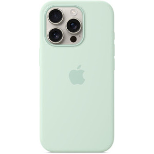 Apple Protectie pentru spate, material silicon pentru iPhone 16 Pro Max, culoare Aquamarine (SEASONAL)