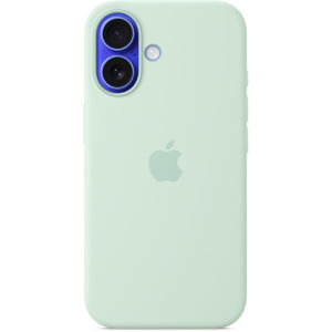 Apple Protectie pentru spate, material silicon pentru iPhone 16 Aquamarine (SEASONAL)