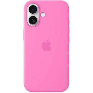 Apple Protectie pentru spate, material silicon pentru iPhone 16 Plus - Peony (SEASONAL)
