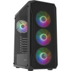 Carcasa Fury Shobo SH4F RGB Midi Tower Black