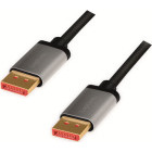 Cablu video Logilink CDA0104 DisplayPort Male - DisplayPort Male, v1.4, 1 m, Negru