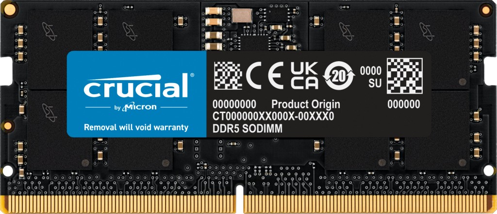 Memorie notebook Crucial 16GB DDR5 4800MHz CL40