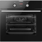 Cuptor incorporabil Hansa BOES68465, Electric, 65 L, Clasa A, Grill, Display, Sticla neagra