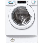 Masina de spalat rufe cu uscator Candy incorporabila CBDO485TWME/1-S, Spalare 8 kg, Uscare 5 kg, 1400 RPM, Clasa D, Inverter, Mix Power System+, simply-Fi, Alb