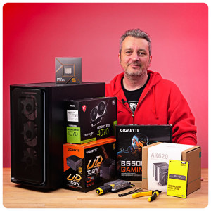 PC Gaming DRAGON Do It Yourself KIT, AMD Ryzen 5 7600 3.8GHz, 32GB